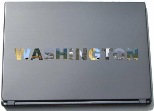 Washington dizüstü etiket dizüstü cilt 290 mm manzaraları ile
