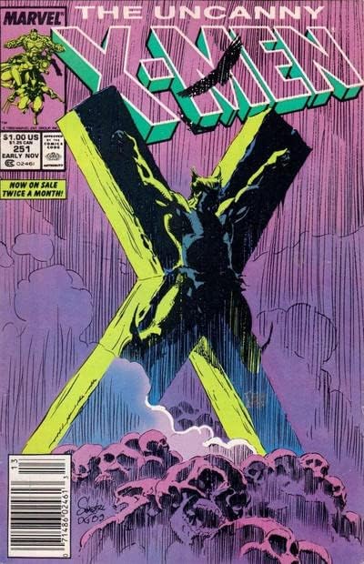 Esrarengiz X-Men, 251 (Gazete Bayisi) VF ; Marvel çizgi romanı / Chris Claremont Marc Silvestri