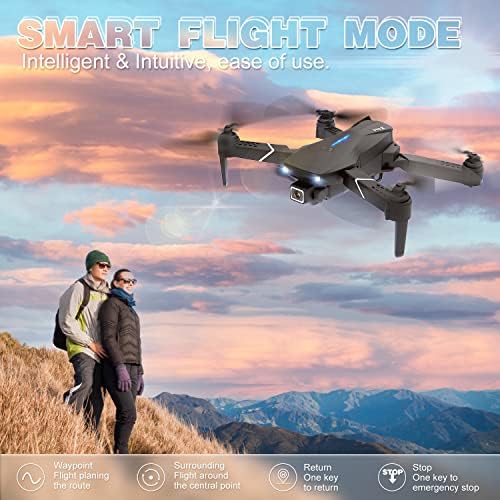 Yetişkinler için 4K 120°FOV Kameralı GPS Drone, Yeni Başlayanlar için Katlanabilir RC Drone Quadcopter, 5G WİFİ FPV,