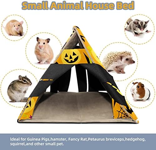Kobay Evi Yatak, Tavşan Büyük Hideout, Küçük Hayvanlar Yuva Hamster Kafesi Habitatları Mutlu Cadılar Bayramı Sarı