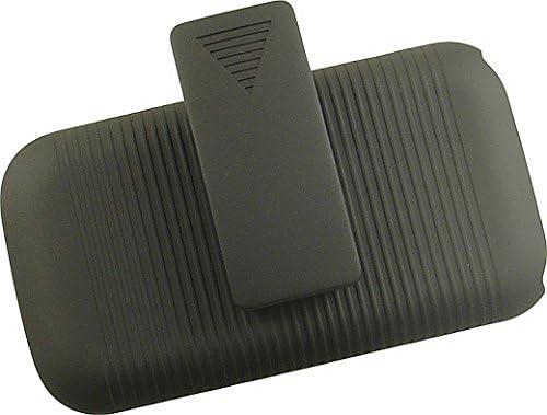 NAKEDCELLPHONE ' In Siyah Kauçuk Hard CASE Kapak + Kemer Klipsi Kılıf Standı Samsung Galaxy ACE Stil LTE G357 Telefon