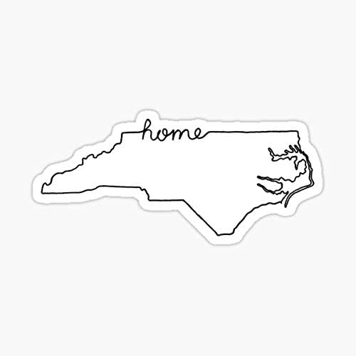 Kuzey Carolina Ana Eyalet Anahat Etiketi-Etiket Grafiği-Otomatik, Duvar, Dizüstü Bilgisayar, Hücre, Pencereler için