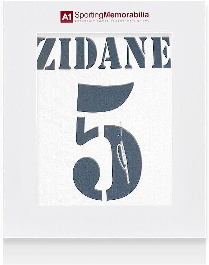 Zinedine Zidane İmzalı Real Madrid Forması-2002-03, 5 Numara-Hediye Kutusu-İmzalı Futbol Formaları