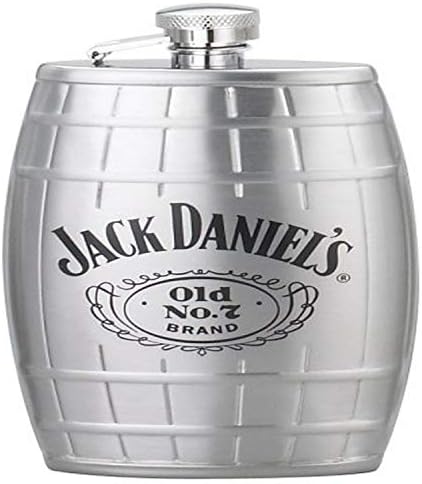 Jack Daniels Lisanslı Barware Salıncak Kartuş Şişesi, 6 oz, Gümüş