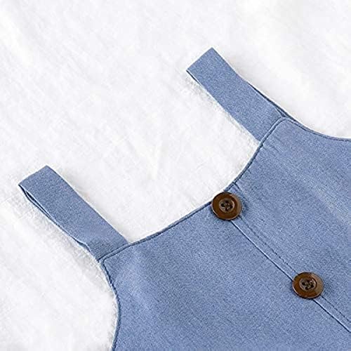 Toddler Bebek Kız Denim Kıyafetler Set Ruffled Kayış Kırpma Üstleri + Denim kısa pantolon İlmek Kemer ile yaz giysileri