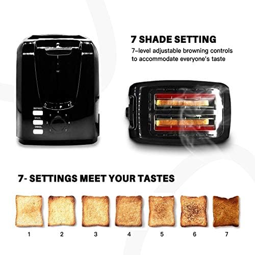 Ekmek Kızartma Makinesi 2 Dilim En İyi Prime Tost Makineleri Paslanmaz Çelik Siyah Simit Ekmek Kızartma Makinesi 2