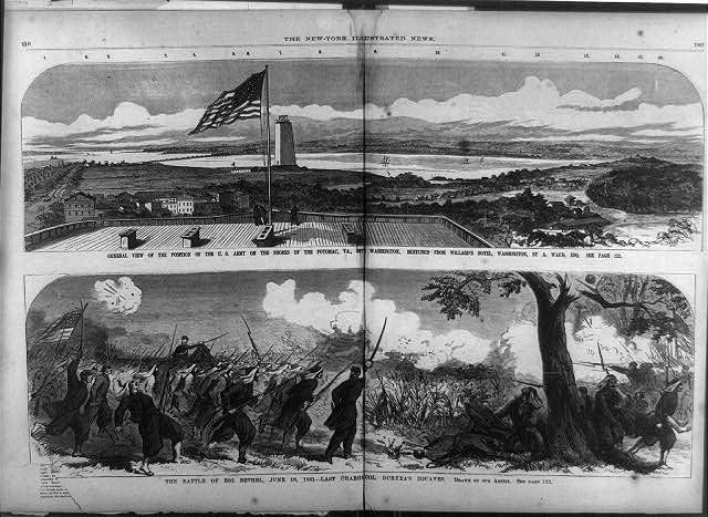 Tarihsel Bulgular Fotoğraf: Büyük Beytel Savaşı, 10 Haziran 1861-Son Hücum. Albay Duryea'nın Hayvanat Bahçeleri