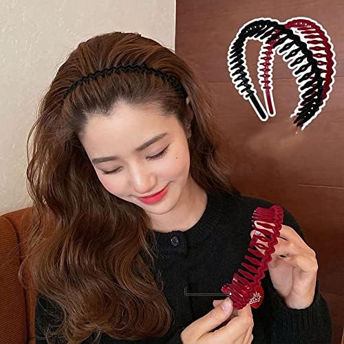 BYBYCD Kız Kafa Bandı Yaratıcı Zarif Vintage Kadın saç aksesuarları Kore Tarzı Şapkalar (Lacivert)
