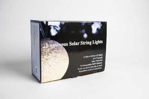Britta ürünleri SSR-01 parıltılı ışıltı güneş dize ışık, 12 Set