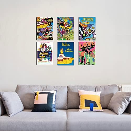 Sarı Denizaltı Posterleri Komedi Film Afişleri Hayranları için Harika Bir Hediye Oturma Odası, Yatak Odası Duvar Estetiği