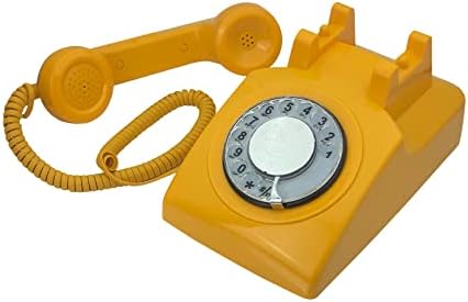 Benotek Antika Telefon, Retro Döner Sabit Telefon Ev Ofis için Otel, Temel Tek Hat Vintage Telefon 1980s Yaşlılar