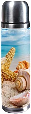 Kahve Kupa, Termos, Seyahat Kupa, kahve bardağı, Yalıtımlı Kahve Kupa, plaj denizyıldızı kabuklu deniz hayvanı kabuğu
