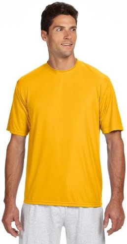 A4 erkek Soğutma Performansı Ekip Kısa Kollu Tişört