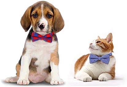 Freewindo köpek papyonları, 9 adet Ayarlanabilir Kedi papyonları, Küçük Orta Büyük Köpekler ve Yetişkin Kediler için