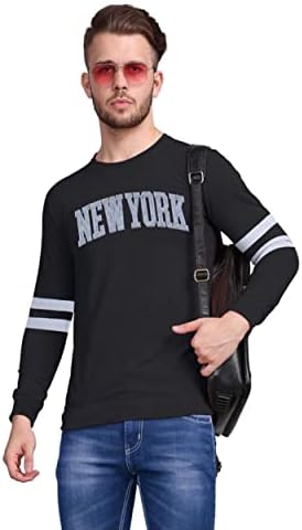 Activa Giyim New York Kol Çizgili Yama Sweatshirt