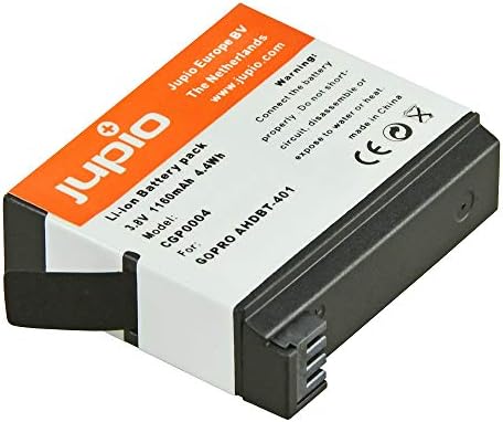 Jupio Değer Paketi ile 2x AHDBT-401 3.8 V 1160mAh Lityum-iyon pil ve Kompakt USB çifte şarj makinesi GoPro HERO4