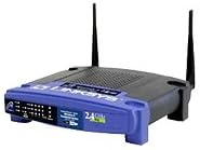 Linksys WRT54G 54Mbps 802.11 g Kablosuz LAN Erişim Noktası ve 4 Bağlantı Noktalı Yönlendirici