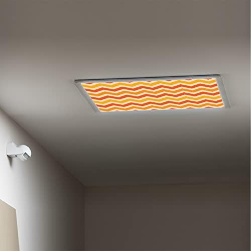 Tavan lambası difüzör Panelleri için Floresan ışık kapakları-Şerit Deseni-Sınıf Ofisi için Floresan ışık kapakları