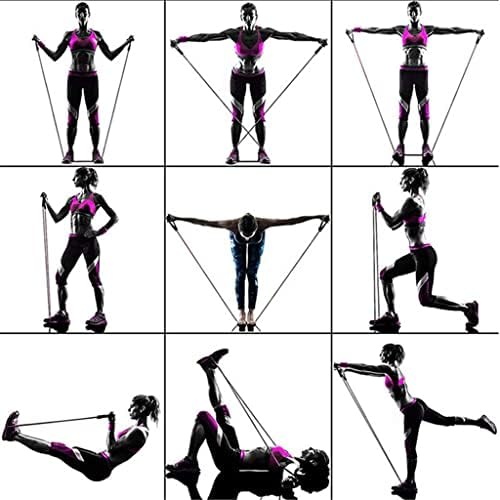 LHLLHL 11 adet / takım TPE direnç bantları 100LB 150LB Kadınlar Renkli Spor egzersiz kemeri Yoga Çekme Halatı Spor