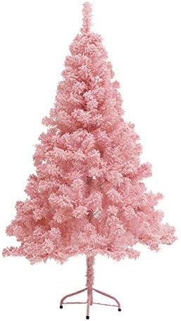 ZPEE Pembe Çıplak Ağacı Noel Ağacı, Yapay Akın Menteşeli Çam Ağacı Malzeme PVC noel dekorasyonları Metal Standı ile