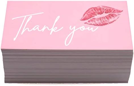 RXBC2011 Satın Aldığınız için Teşekkür Ederiz Kartları kırmızı dudaklar Öpücük tatlı Paket Eklemek için online iş
