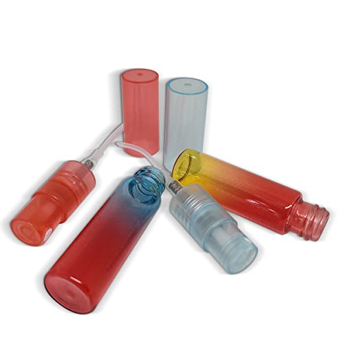 Mini Parfüm Sprey Şişeleri Renkli Cam Şişeler Doldurulabilir Boş İnce Sis Püskürtme Şişeleri Doldurulabilir Konteyner