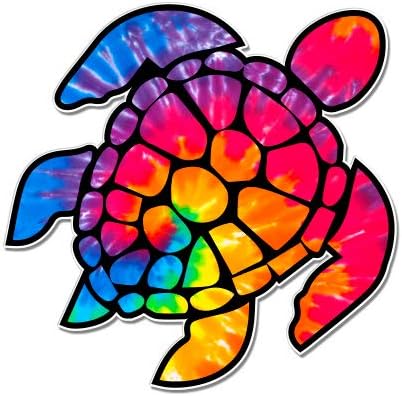 GT Grafik Kravat Boya Deniz Kaplumbağası-vinil yapışkan Su Geçirmez Çıkartma
