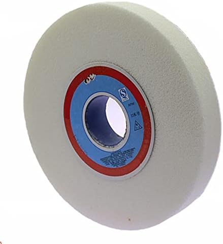 GOONSDS Seramik Tezgah Taşlama Tekerlek Beyaz Korindon Aşındırıcı Disk Metal OD:200Mm,Delik Çapı:32Mm,Kalın:25Mm 1