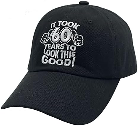 LOKIDVE Erkek Kadın 50th 60th 70th Doğum Günü Hediyeleri beyzbol şapkası Ayarlanabilir Yıkanmış Pamuk baba şapkası