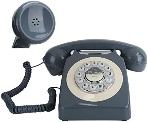 Antika Retro Klasik Kablolu Telefon, Avrupa Tarzı Sabit Pastoral Tarzı Telefon Antika Retro Klasik Kablolu Telefon