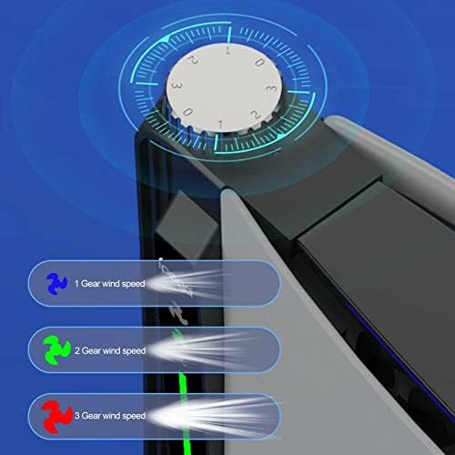 NATEFEMİN 3 Hızlı Ana Soğutma Fanı Harici Soğutucu Aksesuarları PS5 Oyun Konsolu Ana Oyun Cihazı Parçaları Aksesuarları