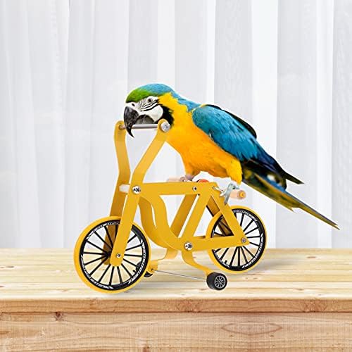 balacoo Kuş Oyuncaklar Papağan Eğitim Oyuncaklar Mini Bisiklet Bisiklet Komik Kuş zeka geliştiren oyuncak Malzemeleri