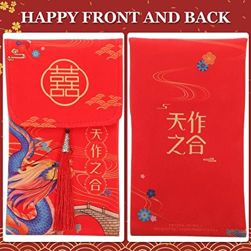 Abaodam Bkz. Ay Yeni Yılı Zarfları Çin Düğünü Kırmızı Zarflar Şanslı Para Hediyesi Nakit Kırmızı Paketler Hong Bao