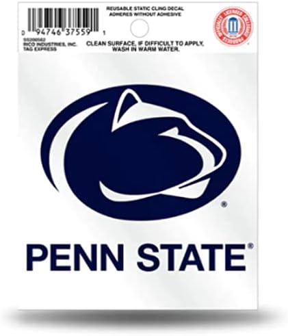 Penn State Nittany Aslanları Küçük Statik Yapışkan Çıkartma