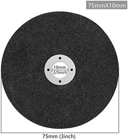 GOOFFY 4 adet / takım 75mm X 10mm Reçine Taşlama Kesme çarkı 3 inç Açılı Taşlama Parlatma Diski ile Uyumlu Paslanmaz