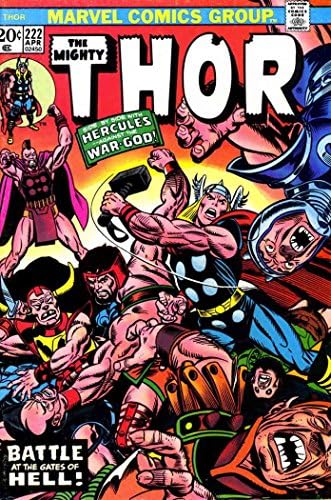 Thor 222 (Marvel Değer Damgalı) VF; Marvel çizgi romanı / Herkül Nisan 1974