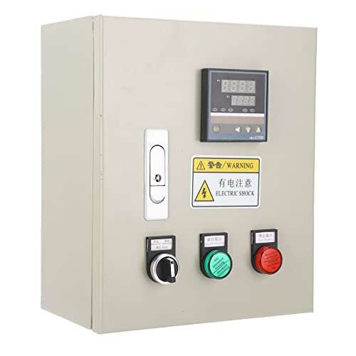 PID sıcaklık kumandası,7.5 KW 18A 380VAC 3 Fazlı,0-400℃,Dijital Tüp Ekran, K Tipi Termokupllu,PID Termostat Kutusu,IR