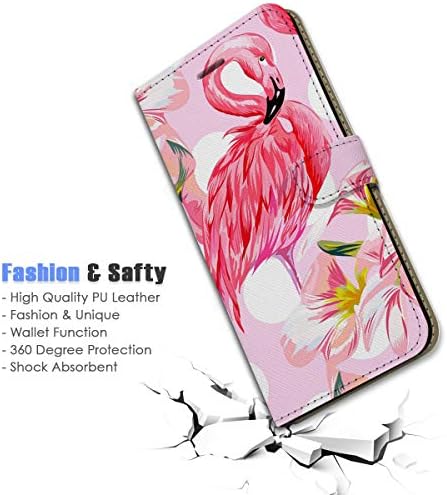 samsung S23 Ultra için, Samsung Galaxy S23 Ultra için, Tasarlanmış cüzdan kılıf telefon kılıfı Kapak, A21812 Flamingo