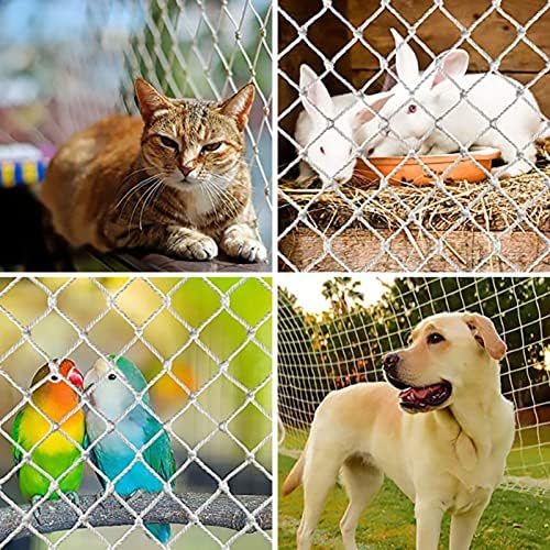 CHİNLİFE Beyaz koruma ağı Naylon Halat Çocuk Pet kedi güvenlik ağı kargo ağı Kapalı Açık Oyun Alanı Merdiven Çocuklar