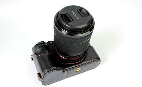 PU Deri Yarım Kamera Kılıfı çanta kılıfı Sony Alpha A7 II/ A7R II/ A7S Mark II/ A7II A7RII A7SII