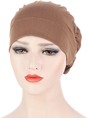 XXXDXDP kadın Hicap Kadınlar çiçekli şapka Hindistan Kap Şapka Saç Filesi Kap Çiçek Bonnet Bere Kadınlar için saç