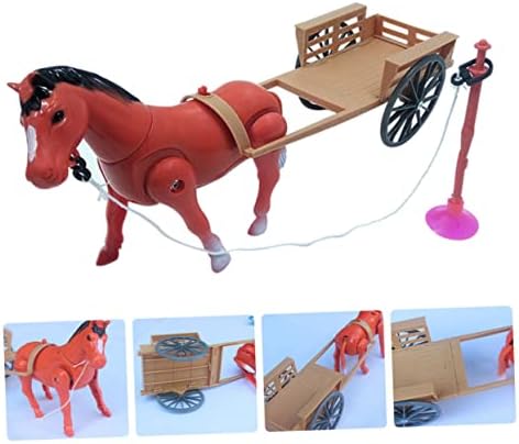 Toyvıan 1 Takım Döner Oyuncak Kız Yürümeye Başlayan çocuk oyuncakları Elektrikli at oyuncakları Sevimli Dönen At Çocuk