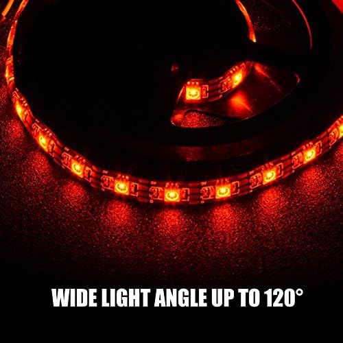 Hilitand usb'li şerit LED, 120° USB RGB LED Şerit Su Geçirmez Flaş ışıkları Dekorasyon için 24 Tuşlu Uzaktan Kumandalı