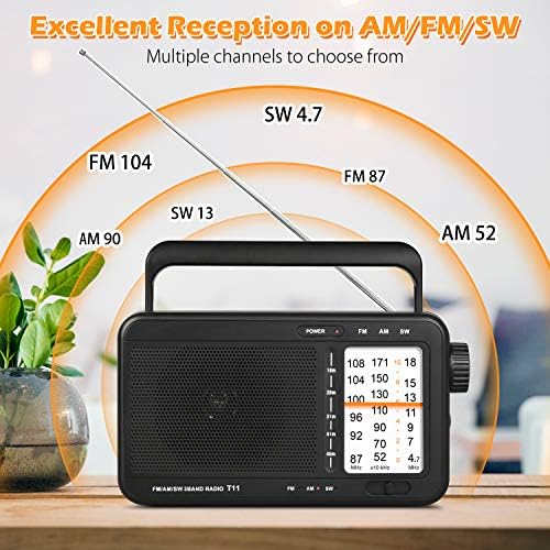 2000 mAh Güneş Krank Hava Radyo ile Acil için AM / FM, 1 W El Feneri +Taşınabilir AM / FM Radyo Transistörlü Radyo