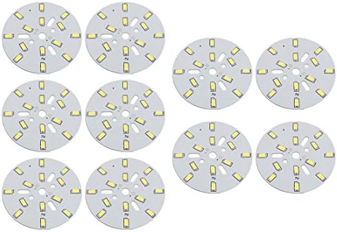 Qtqgoıtem 10 adet 65mm Dia 7 W 14 LEDs 5730 yüksek güç SMD saf beyaz LED tavan ışık kurulu (Model: c63 bbd 4e5 0c0