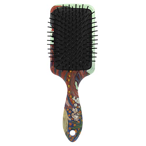 Vipsk Hava yastığı Saç Fırçası, Plastik Renkli Van Gogh'un Yağlı Boyası, Kuru ve ıslak saçlar için uygun iyi Masaj