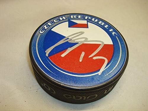 Radim Vrbata İmzalı Takım Çek Cumhuriyeti Hokey Diski İmzalı 1A İmzalı NHL Diskleri