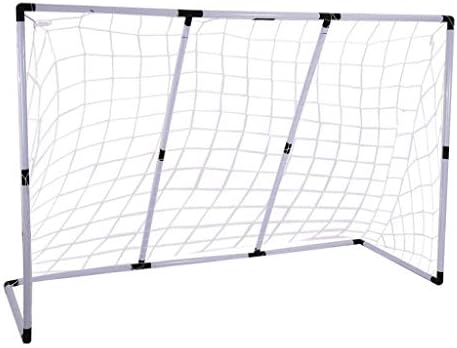 Akabsh Çocuklar Futbol Gol 2 Set Taşınabilir Futbol Net Futbol Gol Taşınabilir Net Açık Eğitim Hedefleri 92 İnç Hızlı