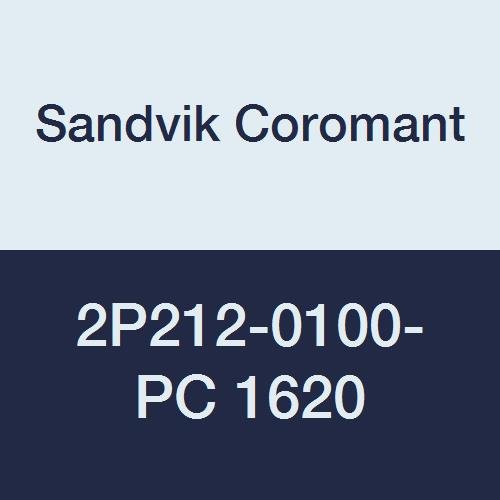Sandvik Coromant 2P212-0100-PC 1620 CoroMill Plura Karbür Kare Omuz Frezesi, 0,0394 Kesme Çapı, 0,0394 Maksimum Kesme
