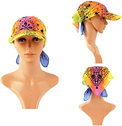 DOCILA Moda Baskı Bandana Şapka Kadın Erkek Soğutma Spor Güneşlik Türban Kap Açık başörtüsü Bere